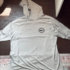 Vineyard Vines Gray Performance Hoodie BRAND NEW